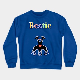 Besties_Giraffe Love Crewneck Sweatshirt